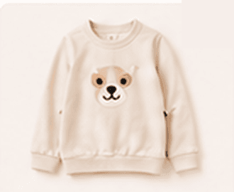 Bear Embroidered Sweatshirt